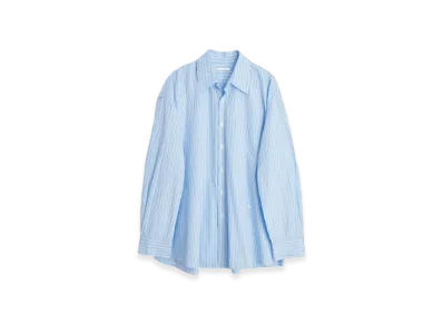 OUR LEGACY Borrowed Shirt "Blue Rose Olden Stripe"