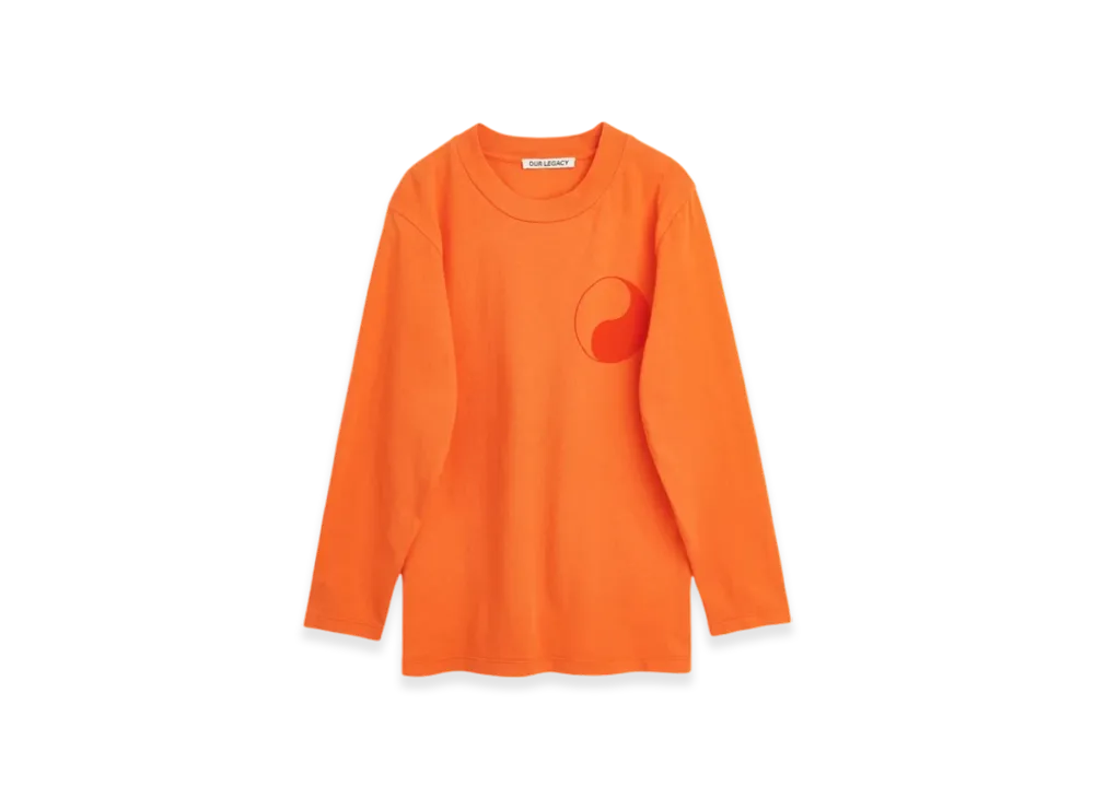 OUR LEGACY Kids Work Shop Box Long Sleeve "Red Orange"