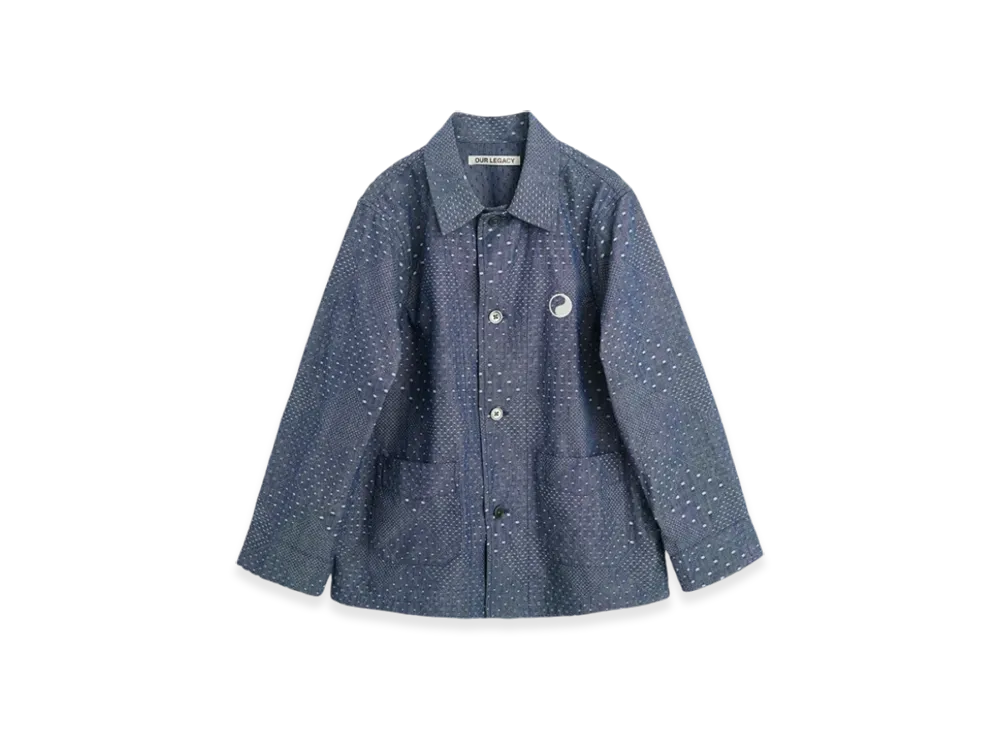 OUR LEGACY Kids Work Shop Archive Jacket "Indigo Dot"