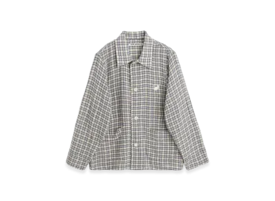 OUR LEGACY Kids Work Shop Archive Jacket "Blue Yellow Check"