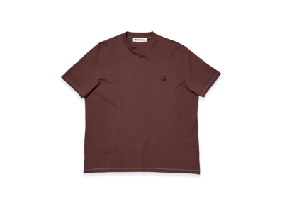 OUR LEGACY Box T-Shirt "Brown Yin Yang Embroidery"