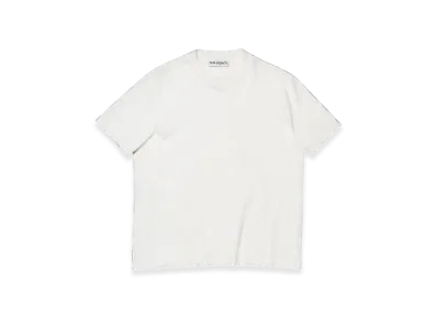 OUR LEGACY Box T-Shirt "White Yin Yang Embroidery"