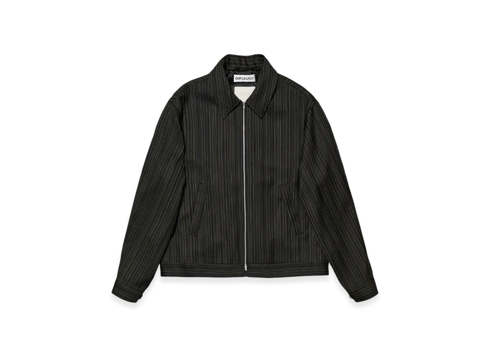 OUR LEGACY Blouson Jacket "Fluorescent Yellow Stripe"