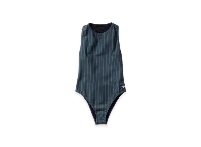 OUR LEGACY Women's Work Shop x Emporio Armani Pyla Swimsuit "Liguria Pinstripe"