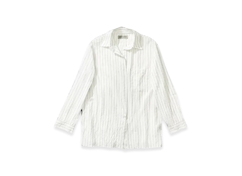 OUR LEGACY Women's Work Shop x Emporio Armani Grazia Shirt "Pepe Nero Stripe"