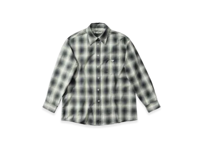 OUR LEGACY Women's Work Shop x Emporio Armani Preziosa Shirt "Notte Chiara Check"