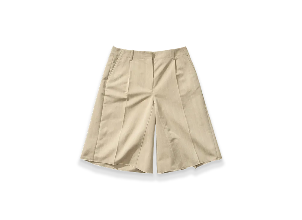 OUR LEGACY Women's Work Shop x Emporio Armani Vasto Shorts "Polvere Herringbone"
