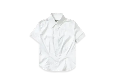 OUR LEGACY Women's Work Shop x Emporio Armani Grazia Shirt Shortsleeve "Ragazzo Stripe"