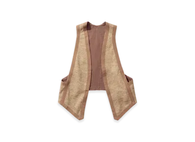 OUR LEGACY Work Shop x Emporio Armani Barda Vest "Fango DAria Linen Silk"