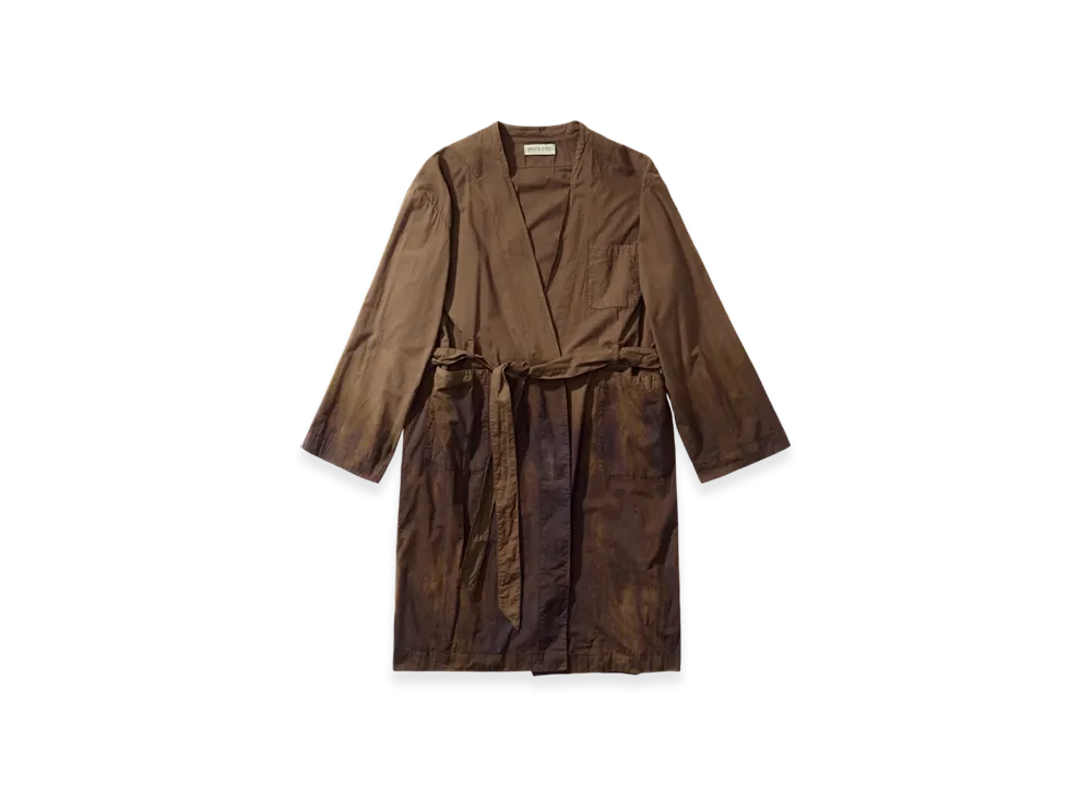 OUR LEGACY Work Shop x Emporio Armani Toga Coat "Ragu Tinto Doppio Cotton"