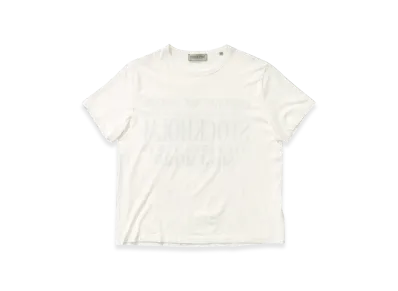 OUR LEGACY Work Shop x Emporio Armani Primo T-Shirt "Bianco Stoccolma Print"