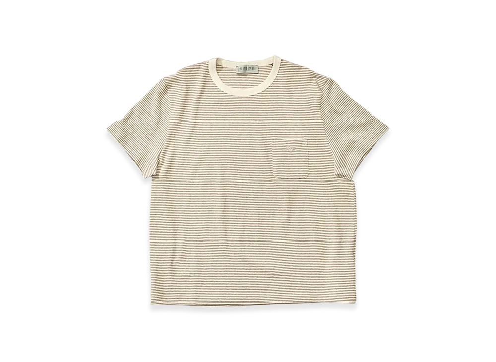 OUR LEGACY Work Shop x Emporio Armani Tasca T-Shirt "Cannoli Stripe"