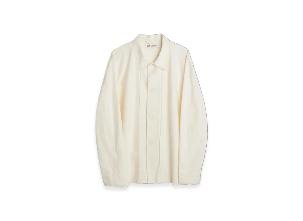 OUR LEGACY Box Shirt Oxford Lace "Antique White"