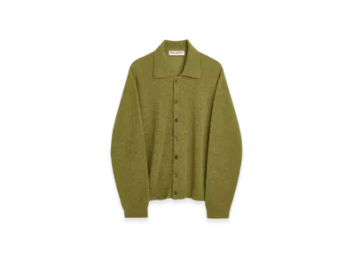 OUR LEGACY Evening Polo Fuzzy Alpaca "Army Olive"