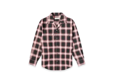 OUR LEGACY Poco Shirt Pink Black Optic Dissonanace "Pink Black Optic Dissonance"