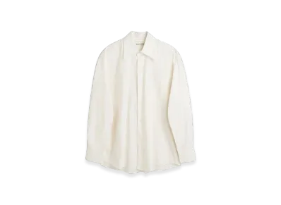 OUR LEGACY Above Shirt Poplin "Jet Stream White"