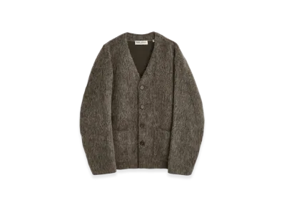 OUR LEGACY Cardigan Mohair "Mole Grey"