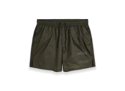 OUR LEGACY Work Shop Running Shorts Ripstop "Washed Black"