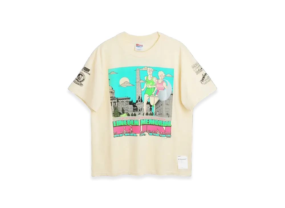 OUR LEGACY Work Shop Repossessed Marathon T-Shirt "Lincoln Memorial Run"