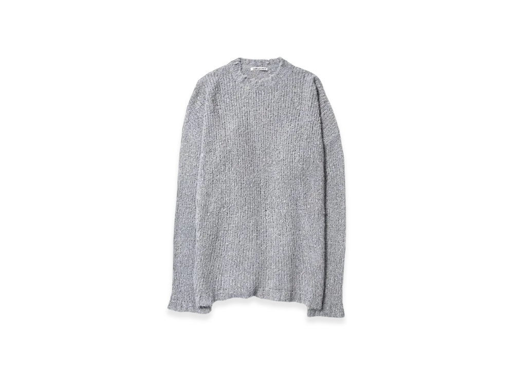 OUR LEGACY Linen Nylon Knit Boucle "Grey"
