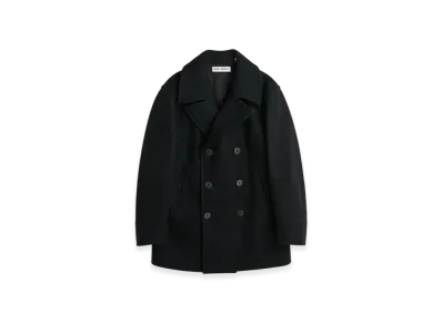 OUR LEGACY Peacoat Opulent Melton "Black"