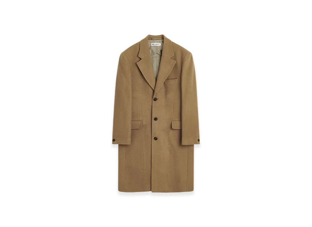 OUR LEGACY Dolphin Coat Slyly Herringbone "Camel"
