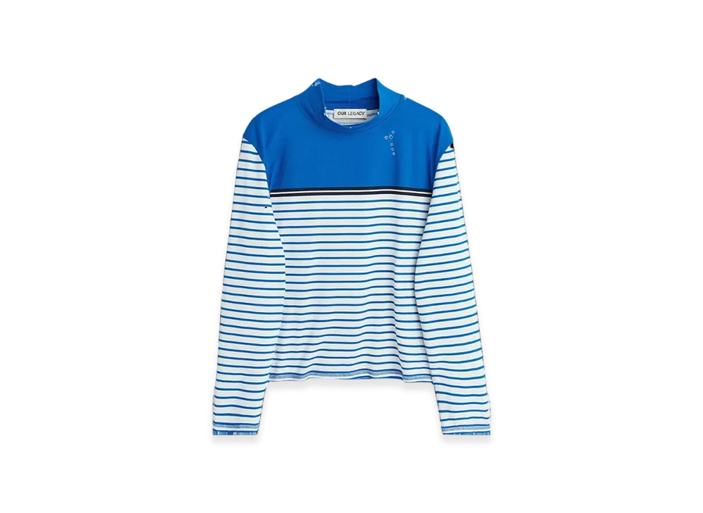 OUR LEGACY Artist Polo "Trashed Carnot Stripe"