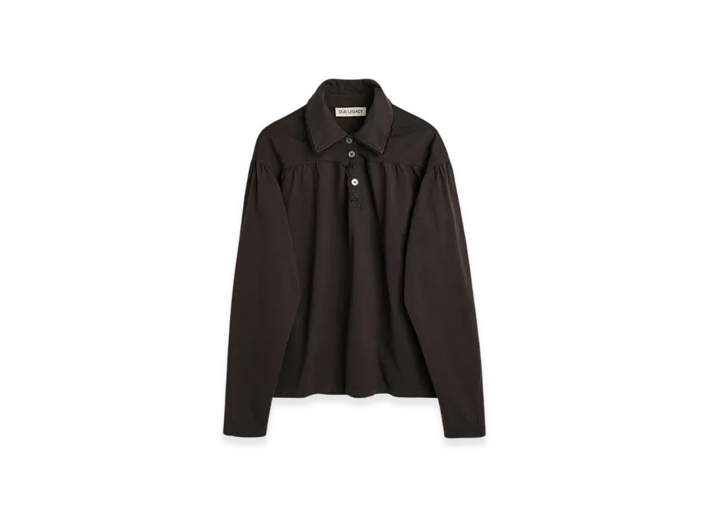 OUR LEGACY Kewt Piquet Band Jersey "Granite"