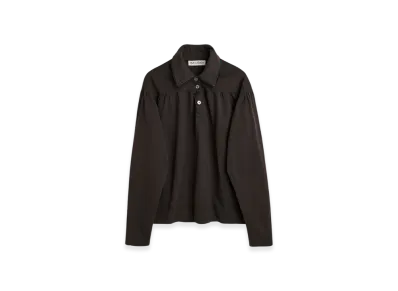 OUR LEGACY Kewt Piquet Band Jersey "Granite"