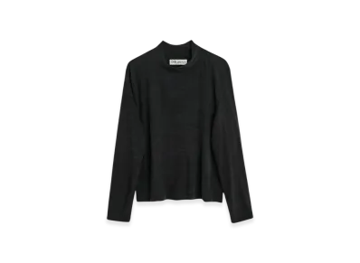 OUR LEGACY Artist Polo "Black Antiqued Cotton"