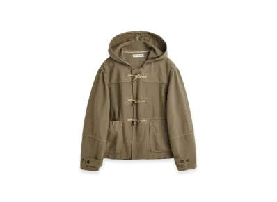 OUR LEGACY Bath Wool Cropped Duffel "Peafowl"