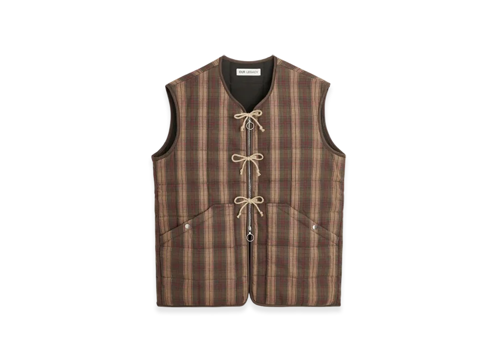 OUR LEGACY Padded Liner "Highland Tartan"