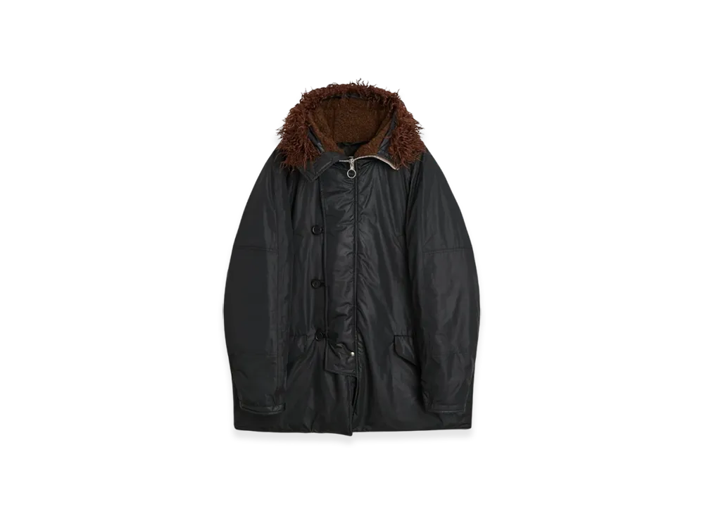 OUR LEGACY Mirage Tech Snorkle Parka "Black Wax"