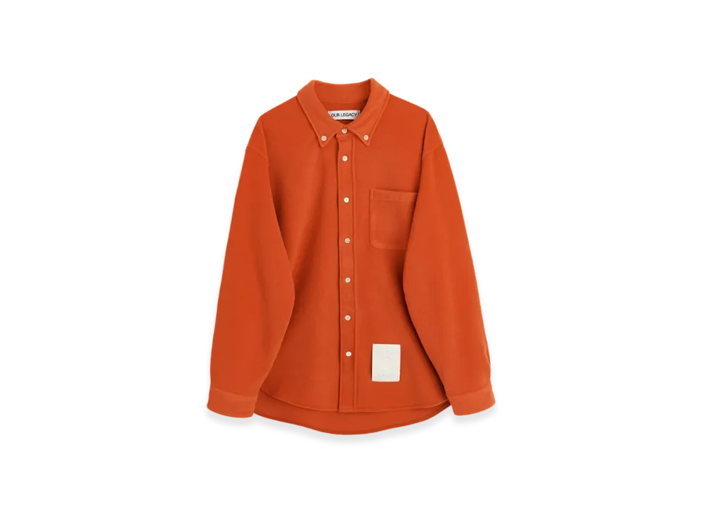 OUR LEGACY Work Shop Shirt Wool Flannel "Terracotta"