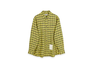OUR LEGACY Work Shop Shirt "Yellow Black Check"
