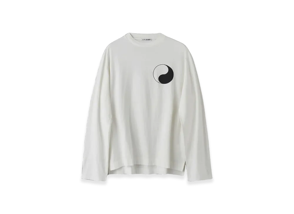 OUR LEGACY Work Shop Box Long Sleeve T-Shirt "White"