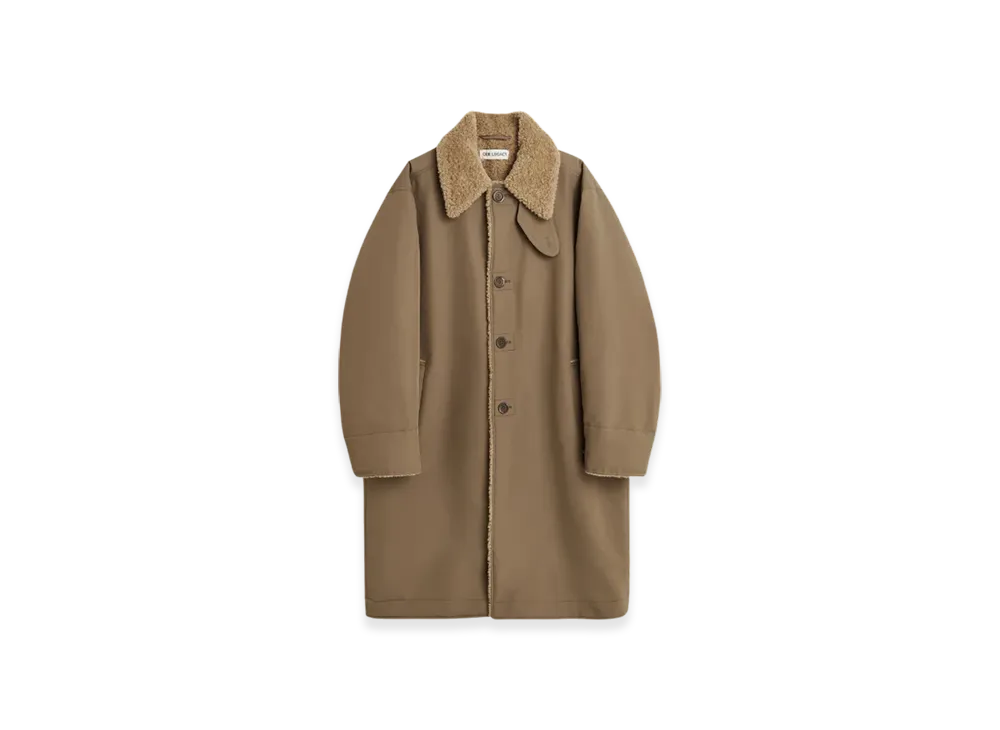 OUR LEGACY Compact Tech Polar Coat "Murkey Clay"