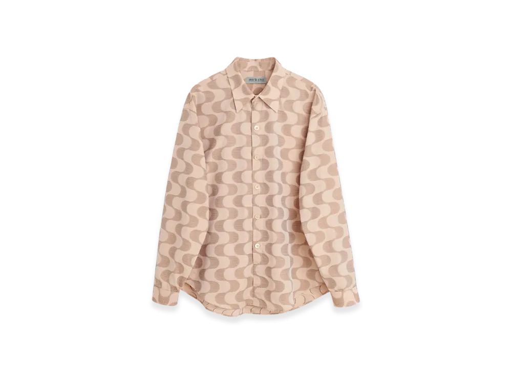 OUR LEGACY Work Shop Garibaldi Shirt "Swirl Amaretto"