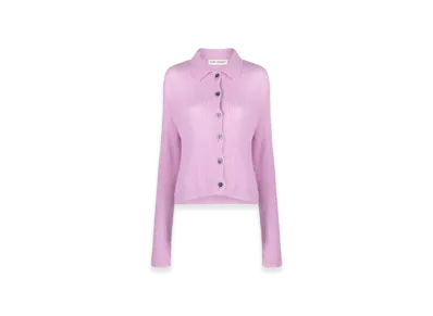 OUR LEGACY Women's Mazzy Polo Fuzzy Alpaca "Candyfloss"