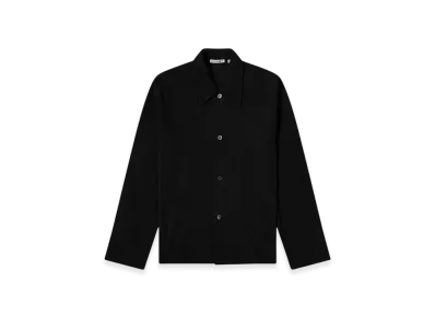 OUR LEGACY Waffle Rib Retreat Shirt "Black"