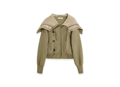 OUR LEGACY Flight Hood Hefty Fleece "Olive"