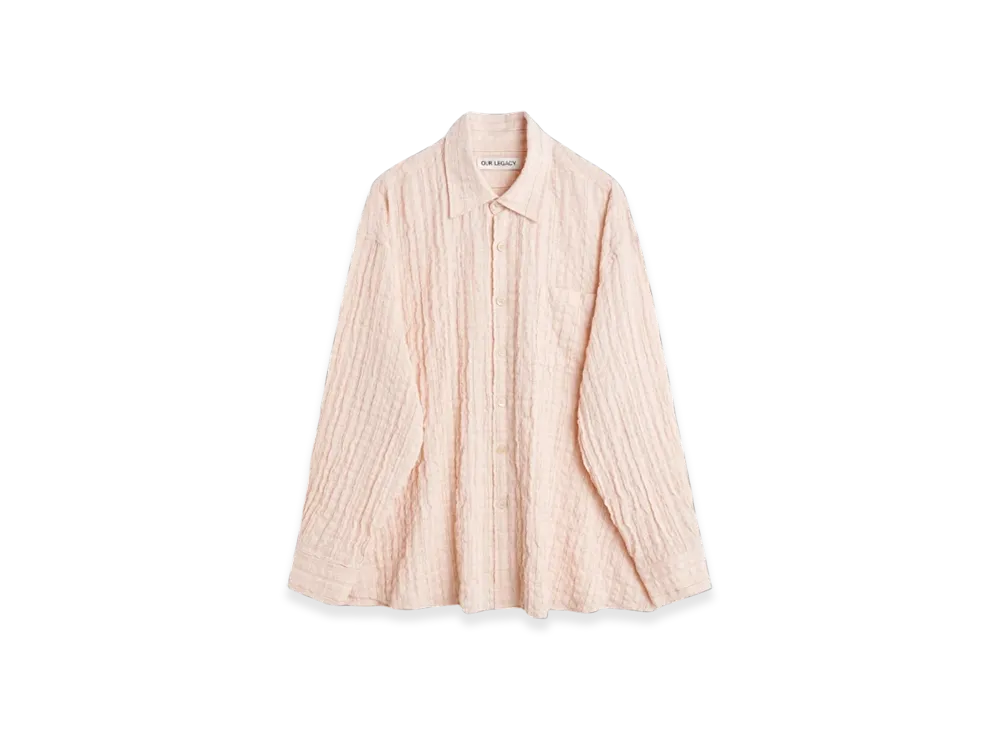 OUR LEGACY Borrowed Shirt "Picnic Check Crude Seersucker"