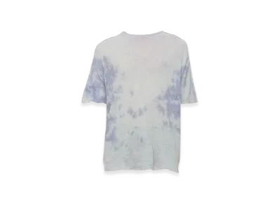 OUR LEGACY Linen Knitted Box T-Shirt "Sky Tie-Dye"