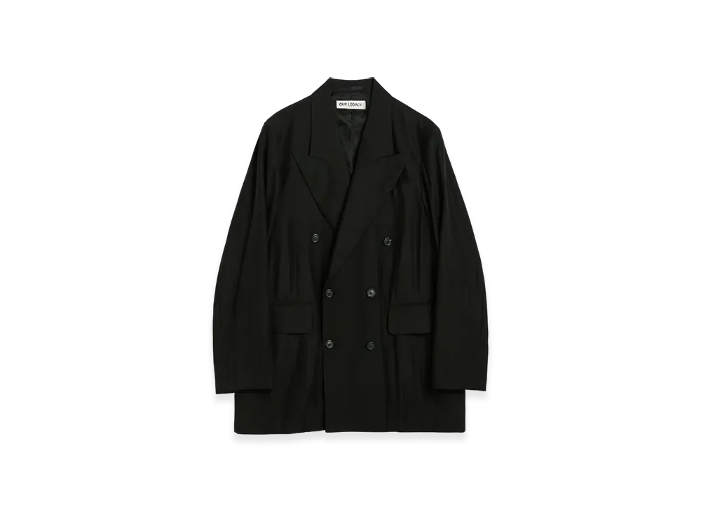 OUR LEGACY Sharp DB Blazer "Black"