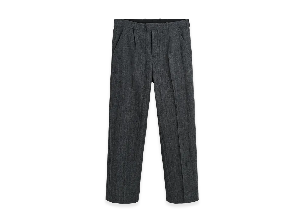 OUR LEGACY Slack Trouser "Stone Grey Plisse Wool"
