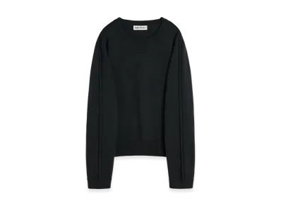 OUR LEGACY True Roundneck "Off Black Rustic Merino"