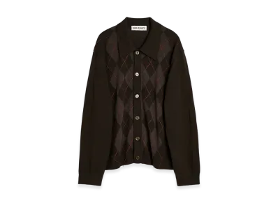 OUR LEGACY Evening Polo "Pub Argyle Fine Wool"