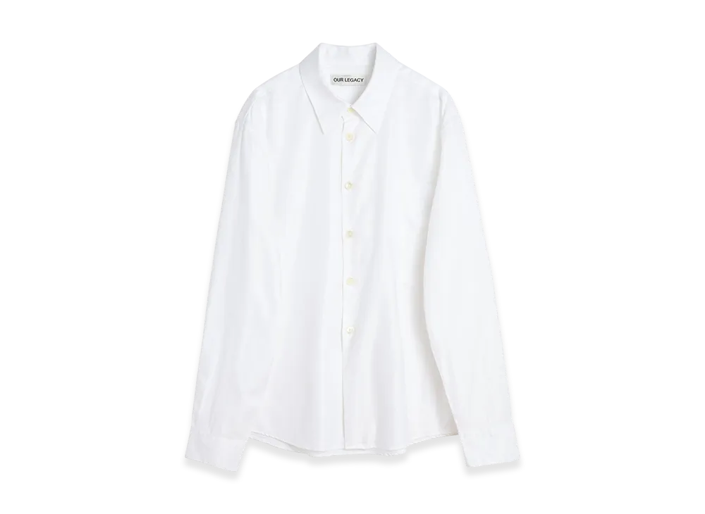 OUR LEGACY Beyond Shirt "Static White Liquid Oxford"