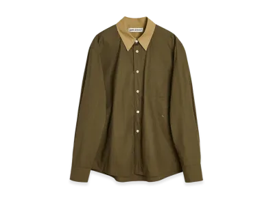 OUR LEGACY Beyond Bd Shirt "Pine Green Super Poplin"