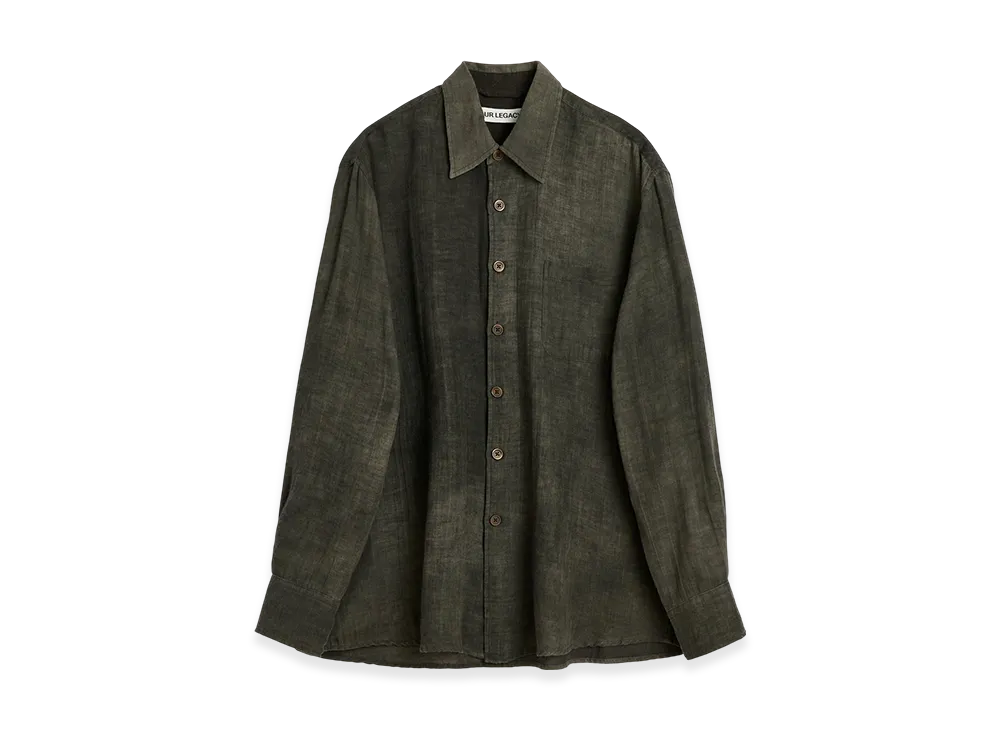 OUR LEGACY Above Shirt "Dark Cloud Sparse Cotton Wool"